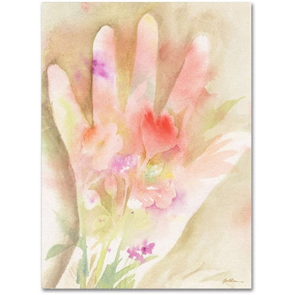 Trademark Fine Art "The Gardener" Canvas Art by Sheila Golden