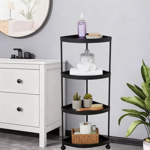 Shelf Rack For Bathroom Freestanding Corner Storage Rack For Toiletries Bathroom Corner Storage Shelf