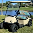 thumbnail image 2 of FUIALDOLG Sea Turtle Golf Cart Seat Covers Universal Fit for Club Car Precedent Ordinary Seat Cushion, Plumeria Floral Print Fashion Golf Cart Decorations Soft and Comfortable, Breathable, 2 of 8
