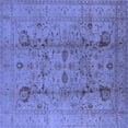 thumbnail image 1 of Ahgly Company Indoor Square Oriental Blue Traditional Area Rugs, 8' Square, 1 of 4