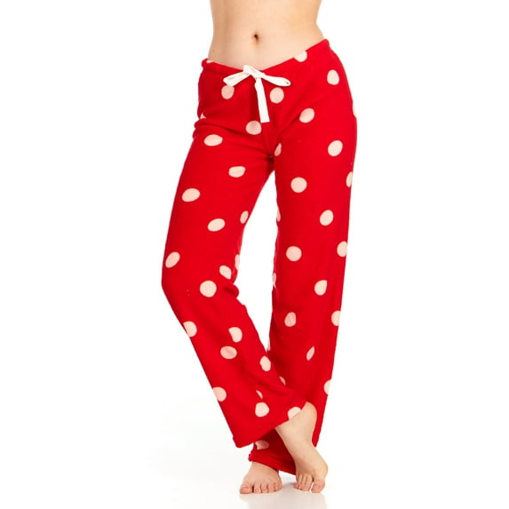 DARESAY Women's Super-Soft Plush Fleece Pajama Bottoms/Printed Lounge Pants