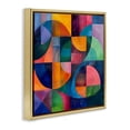 thumbnail image 4 of Stupell Industries Luminous Spectrum Shapes Abstract Painting Gold Floater Framed Canvas Art Print Wall Art, 25 x 25, 4 of 10