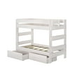 thumbnail image 3 of Max & Lily Solid Wood Modern Farmhouse Farmhouse Twin/Twin Bunk Bed with Storage Drawers, 3 of 9