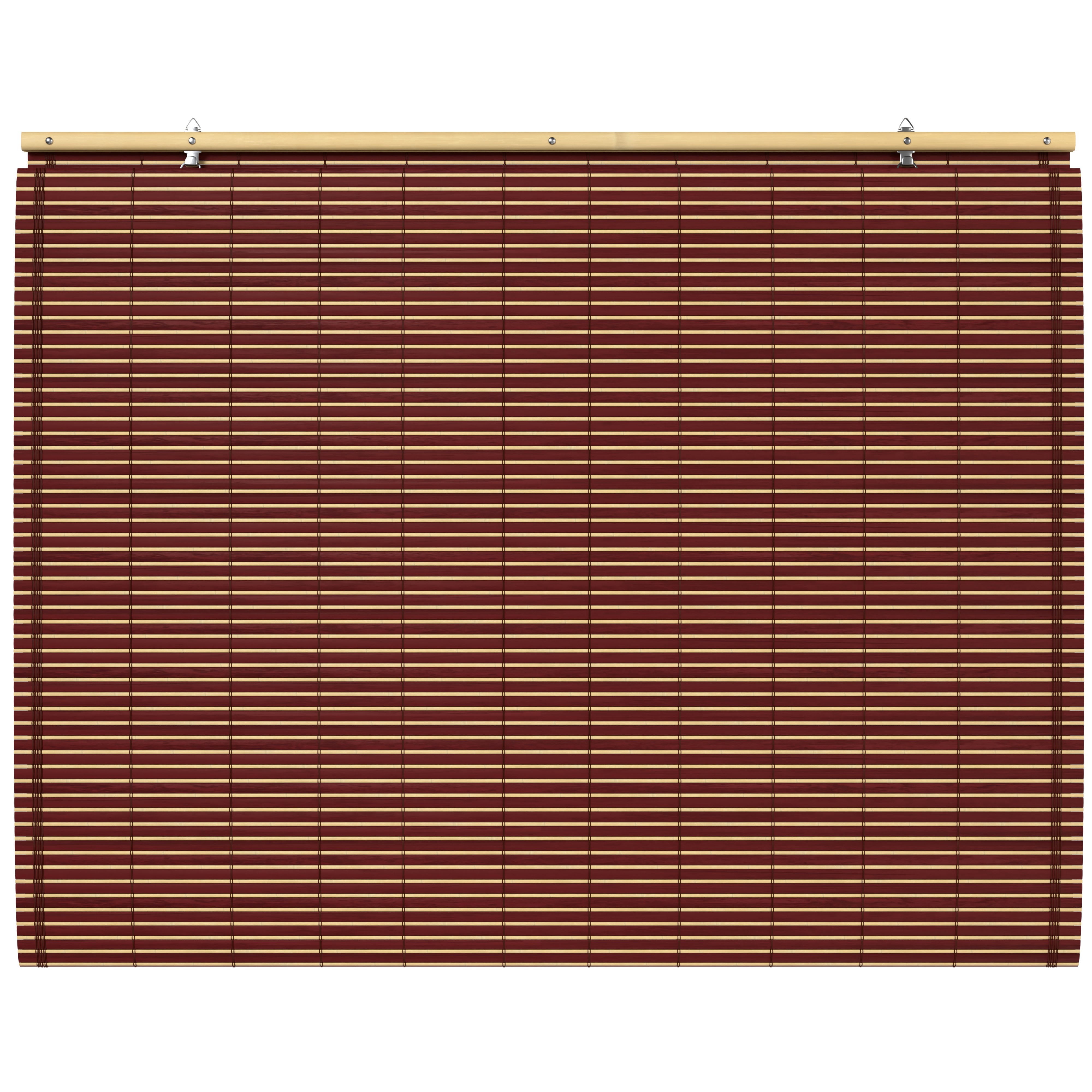 Red Lantern Bamboo Cordless Window Shade - Mahogany 36" W