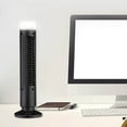 thumbnail image 4 of Bladeless Tower Fan USB Mini Tower Fan with 2-Speed Control, 10.5 cm Diameter x 33 cm Height, 2.5 W, ABS Plastic, Black or White, 4 of 6