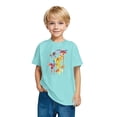 thumbnail image 3 of RXIRUCGD 2025 Vêtements d'Été pour Enfants T-shirt Imprimé Mode Mignon Col Rond Manches Courtes, 3 of 5