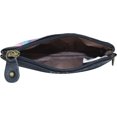thumbnail image 3 of Anna by Anuschka Women's Hand Painted Genuine Leather Coin Pouch - Top zip entry, 3 of 3