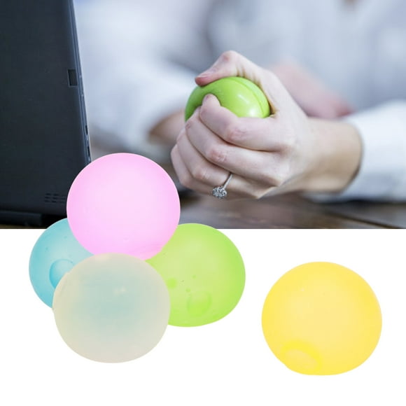 Decompression Ball, 5PCS TPR Relieve Pressure Unbreakable Squeeze Stress Sugar Balls For Boys Girls Adult