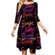 thumbnail image 1 of Vestido de verano elegante con cuello halter y estampado de Savage Classy Bougie Ratchet Hot Girl Meg, 1 of 6