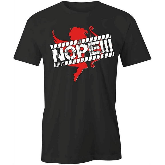 Nope T-Shirt | Cute Romantic Black Tee Gift