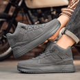 thumbnail image 5 of Men’s High Top Basketball Sneakers Plus Size Lightweight Durable Athletic Shoes Lace Up Non Slip Outdoor Walking Training Footwear Comfortable Fashion Streetwear for All Day Support and Performance, 5 of 9