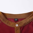 thumbnail image 6 of Akiihool Mens Long Sleeve Tee Shirts Men's Oversized T-Shirts Heavyweight Cotton Vintage Washed Loose Fit Tee Shirts Red,S, 6 of 9