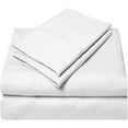 thumbnail image 6 of Twin-XXL Size 3 Piece Duvet Cover with 4 Piece Sheet Set - 7 Piece 100% Egyptian Cotton - Zipper Closure Quilt Cover with 12" Deep Pocket Fitted Sheet - 400TC Bedding - White Solid., 6 of 9