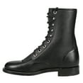 thumbnail image 3 of Justin Boots Womens Black Kiddie Round Toe Lace Up  Ankle Boots, 3 of 5