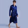 thumbnail image 2 of FLMEI Men Women Robes Cotton Bathrobes Soft Lightweight Bath Robes M-2XL, 2 of 9