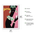 thumbnail image 4 of Perrier - La Femme Noir (Black Woman) - Vintage Advertising Poster by Bernard Villemot c.1977 - Fine Art Matte Paper Print (Unframed) 30x44in, 4 of 4