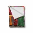 thumbnail image 2 of Autism Soft Flannel Fleece Throw Blanket, Colorful Image of Toy Alphabet Placed in an Arrangement on a Wooden Background, Cozy Plush for Indoor and Outdoor Use, 50" x 60", Multicolor, by Ambesonne, 2 of 6