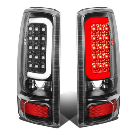 For 00 06 Yukon Suburban Tahoe Gmt 800 Pair Of Black Housing For 00 06 Yukon Suburban Tahoe Gmt 800 Pair Of Black Housing Clear Lens Led Brake Tail Lights 01 02 03 04 05