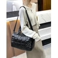 thumbnail image 4 of Kukuzhu Quilted Shoulder Crossbody Bag Padding Down Cotton Hobo Bag Soft Fluffy Handbag Purse Large Totes Top Handle Bag, 4 of 8