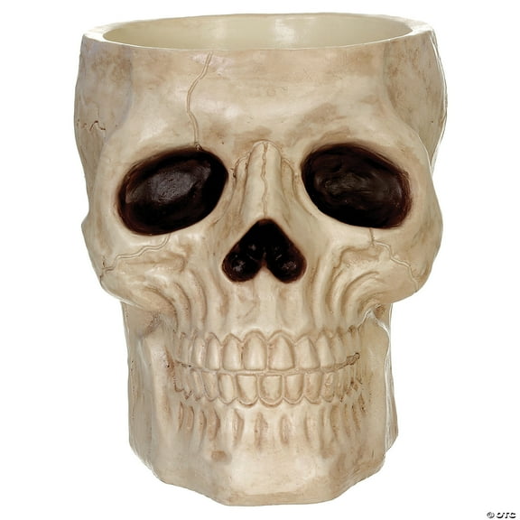 Seasons USA Skull Candy Bowl Halloween Decoration - 9.5 in