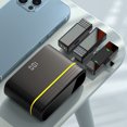 thumbnail image 3 of Pequeño Micrófono Mini Clip Solapa Lav Mic Lavalier Rophone USB C + Puerto 8 Pines Cancelación Ruido Con Estuche Carga para 15 14 13, 3 of 9