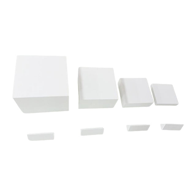veasfak 4 Piece Acrylic Hollow Bottom Buffet Riser Set, Food Risers for Buffet Table for