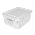 thumbnail image 3 of Set de 4 cajas Canastas Organizadoras IPP rattan Plástico blanco, 3 of 7