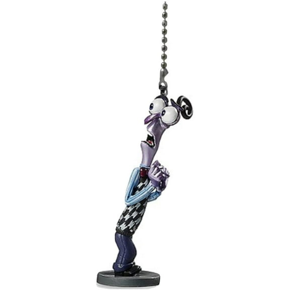 Inside Out Fear 3" PVC Fan Lamp Light Pull Figure Figurine Collectible