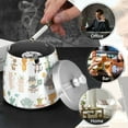 thumbnail image 4 of Yayeee Ashtray with Lid for Cigarette Smokeless Stainless Steel Home Ash Holder, Cute Animal, 4 of 7
