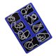 thumbnail image 1 of Rompecabezas Montessori de Metal para niños y adultos, juego interactivo, juguetes educativos, regalo, 8 piezas, 1 of 4
