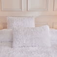 thumbnail image 7 of Litanika White Queen Size Fluffy Bedding Set,Winter Soft Faux Fur Bedding Comforters Set, Fuzzy Thick Heavy Puffy Comforter Set, 7 of 7