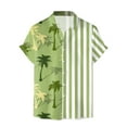 thumbnail image 6 of YUHAOTIN Male Men's Hawaii Shirts Mens Shirt Casual Loose Short Sleeved Beach Shirt Beachy Tops Button up Short Sleeve Shirts for Men, 6 of 6