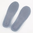 thumbnail image 5 of 1Pair Blue Silicone Gel Reusable Honeycomb Full Length Non Slip Comfort Sports Insole Air Cushion Shoe Inserts, 5 of 7