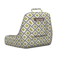 thumbnail image 2 of Geometric Reading Pillow Cover, Repetitive Simplistic Abstract Rhomb Check Pattern in Bicolour Design, Unstuffed Printed Bed Rest Case from Soft Fabric, XL Size, Dimgray Khaki White, by Ambesonne, 2 of 4