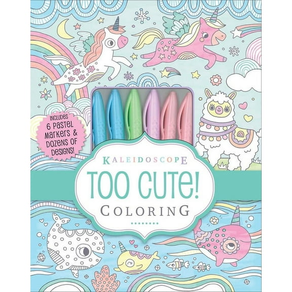 Kaleidoscope: Too Cute! Coloring (Paperback)