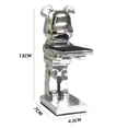 thumbnail image 1 of Trendy Watch Display Stand, Electroplating Cartoon Bear, Animal Resin Ornaments, Jewelry Storage Rack, Watch Holder Figure Stand, 1 of 5