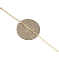 thumbnail image 4 of Real 10K Tri-Tone Gold Solid Valentino Link Chain 1.50mm Necklace 20 Inches, 4 of 6