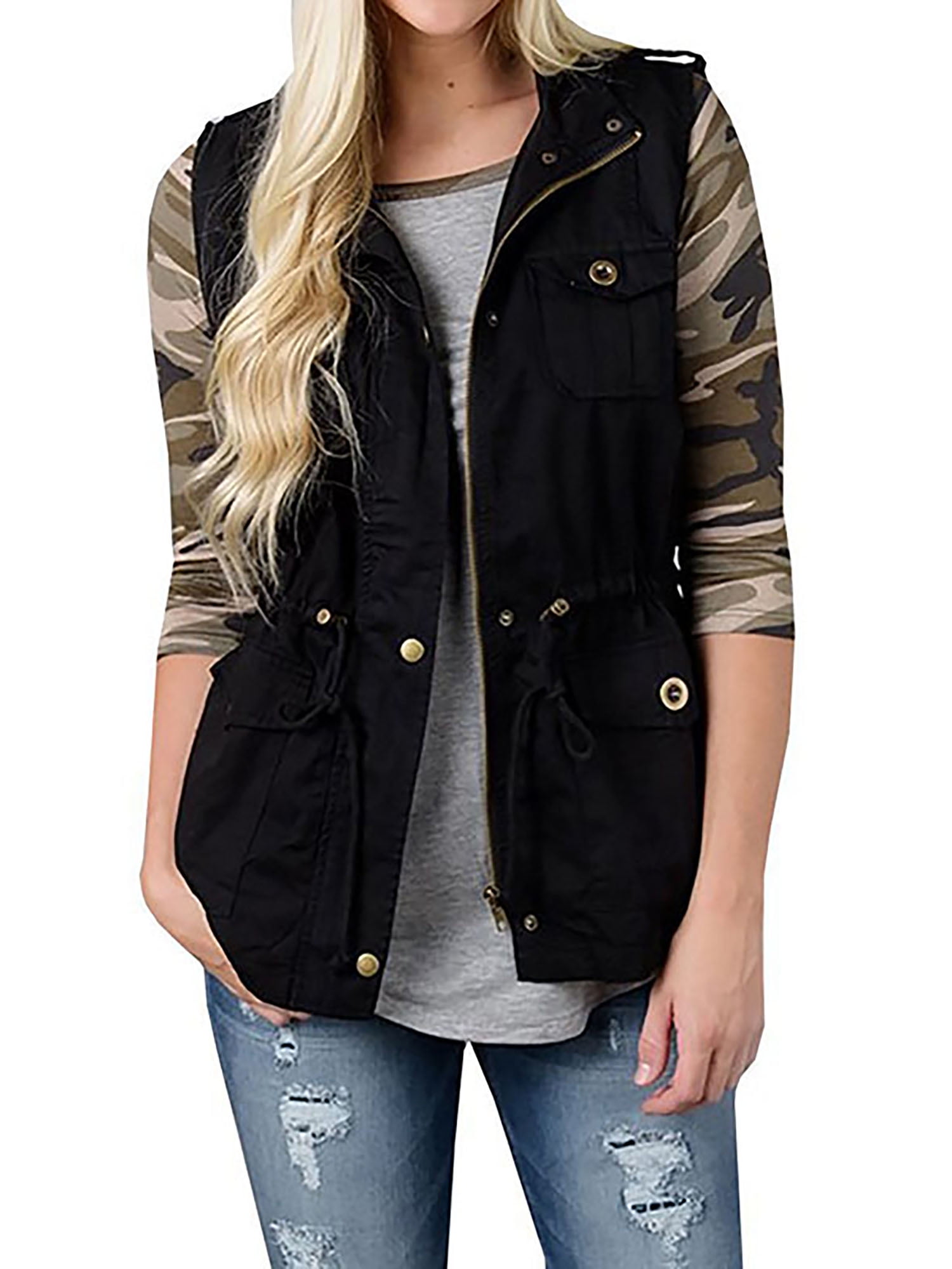 Avamo Sleeveless Anorak Jacket Vest For 