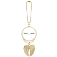 thumbnail image 1 of Lovely Face Cry Expression Car Keychain Angel Wing Pendant, 1 of 4