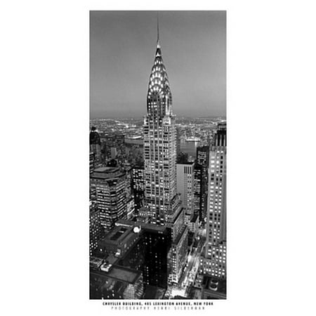 - Chrysler Building Poster Print by Henri Silberman (9 x 19)