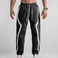 thumbnail image 2 of Pantalones deportivos masculinos, pantalones de otoño e invierno, pantalones deportivos para hombre, ropa de rayas harén, tendencia 2024, moda urbana, estilo coreano, 2 of 5