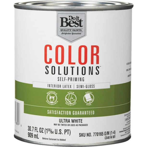 Do it Best Color Solutions Latex SelfPriming SemiGloss Interior Wall