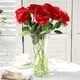 thumbnail image 3 of Injueey 10 Uds flor de Rosa Artificial decoración de simulación hogar Oficina boda flor de tela Flores artificiales rojo Injueey HA8916-04B, 3 of 6