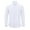 j-White25857, variant on LIIPEE Men Shirts Casual Solid Color Long Sleeve Lapel Button Up Dress Shirt Male Fashion Slim Fit Formal Business Tops Comfortable Breathable Soft Daily Shirts,Light Blue,38