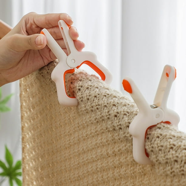 ¡Precios al Mejor Precio!, Clip antideslizante para colchas domésticas, clip de plástico para secar colchas, clip fijo grande resistente al viento Akmoler