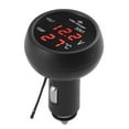 thumbnail image 5 of Yibooy 3 in 1 12/24V Car LED Digital Voltmeter Gauge+Thermometer+USB Charger(Red), 5 of 9
