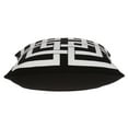 thumbnail image 5 of Parkland Collection Abali Transitional Black and White Pillow Cover With Down Insert, 5 of 9