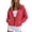 D-Red, variant on Gtoiithly Women's Lightweight Zip Up Hooded Windbreaker Jacket, Casual Loose Long Sleeve Outdoor Windproof Coat Daily Fashion Outerwear C-Red XL
