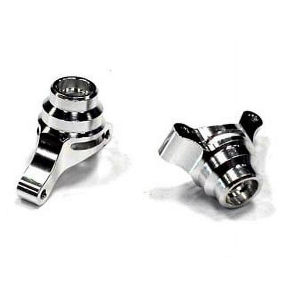 Integy RC Toy Model Hop-ups T7648SILVER Billet Machined Alloy Rear Hub Carrier (2) for AE SC18