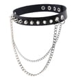 thumbnail image 1 of de Cuello Gótico Punk para Hombre para Mujer Colr de Remache de de Cuero Sunnimix Gargantilla Punk Gothic Collar, 1 of 8